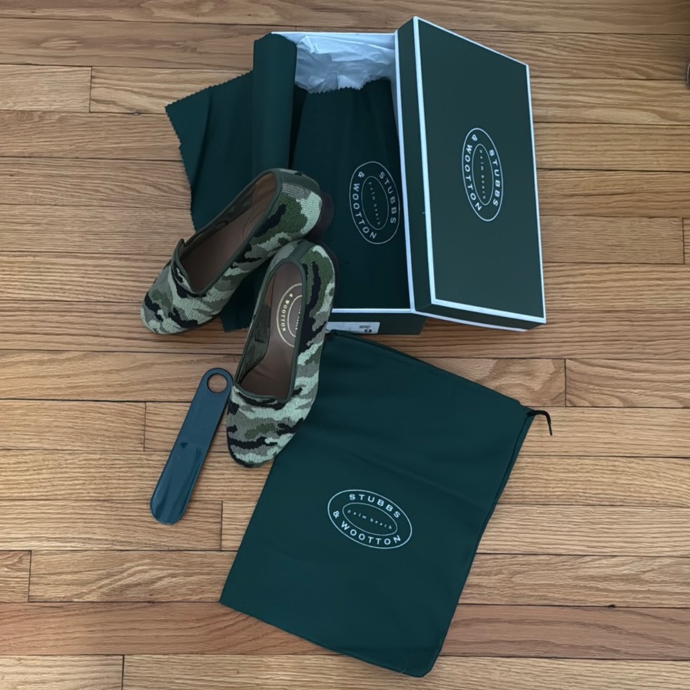 Stubbs & Wootton Camouflage Loafers